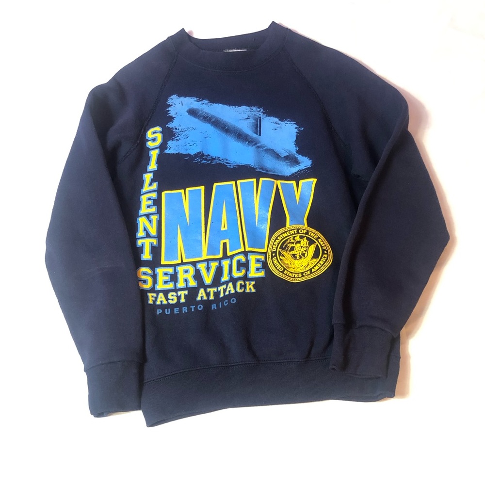 Vintage US Navy Crewneck Fast Attack Made In USA